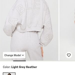 Fabletics Heather Gray Lounge Set